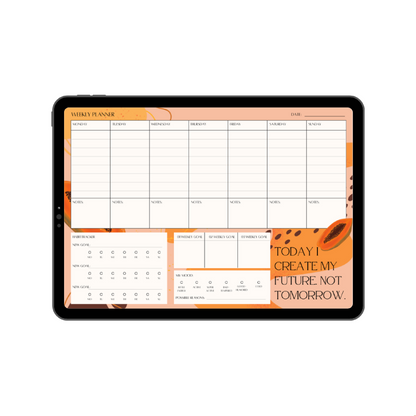 Digital & Printable Tropical Planner and Poster Set